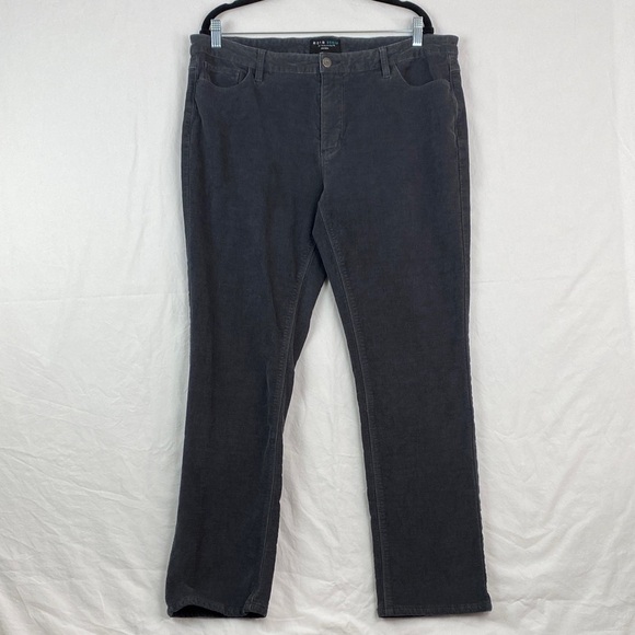 Parasuco Gray Corduroy Pants Size 16 2016 Denim - Picture 1 of 9